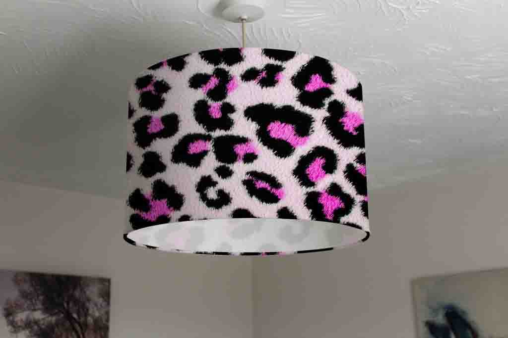 New Product Pink and Black Leopard (Ceiling & Lamp Shade)  - Andrew Lee Home and Living