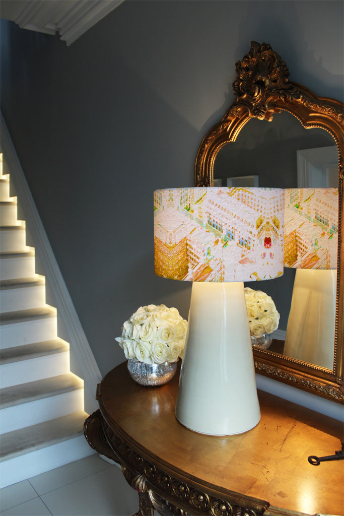 New Product LONDON ROOF TOPS ORANGE (Ceiling & Lamp Shade)  - Andrew Lee Home and Living
