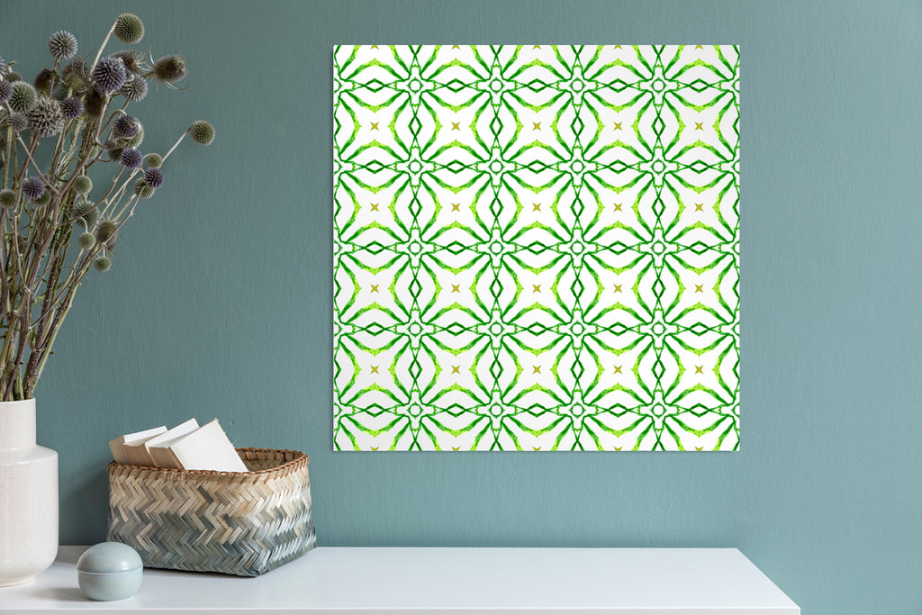 New Product Green alluring boho chic (Mirror Art Print)  - Andrew Lee Home and Living