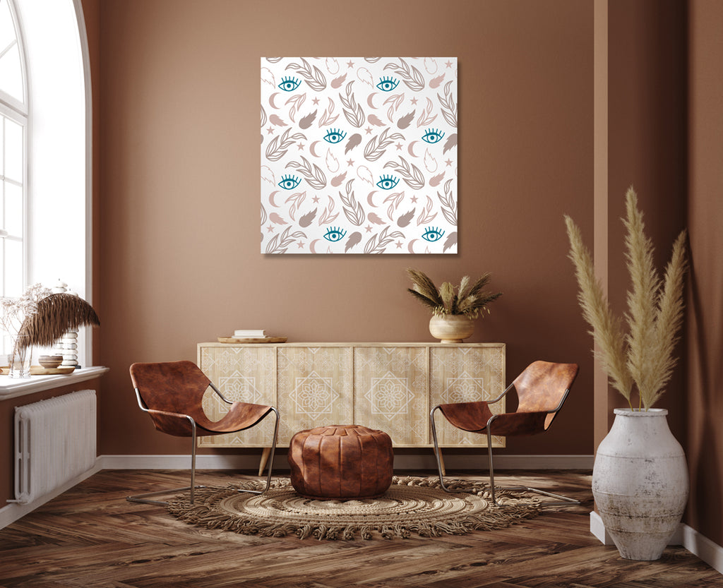 New Product Floral magic Eyes (Mirror Art Print)  - Andrew Lee Home and Living