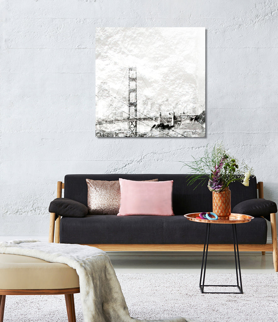 New Product San Fran (Mirror Art Print)  - Andrew Lee Home and Living