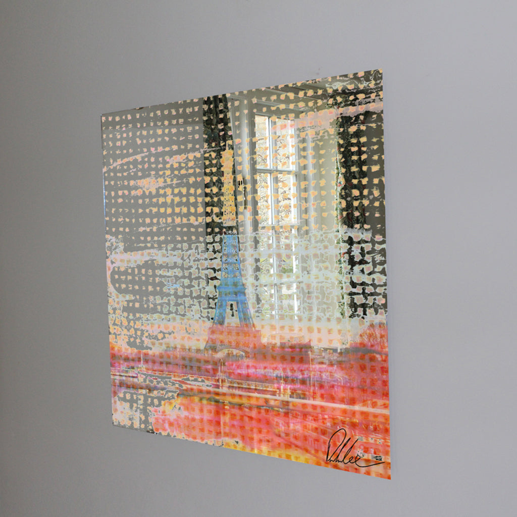 New Product Hessian Paris (Mirror Art Print)  - Andrew Lee Home and Living