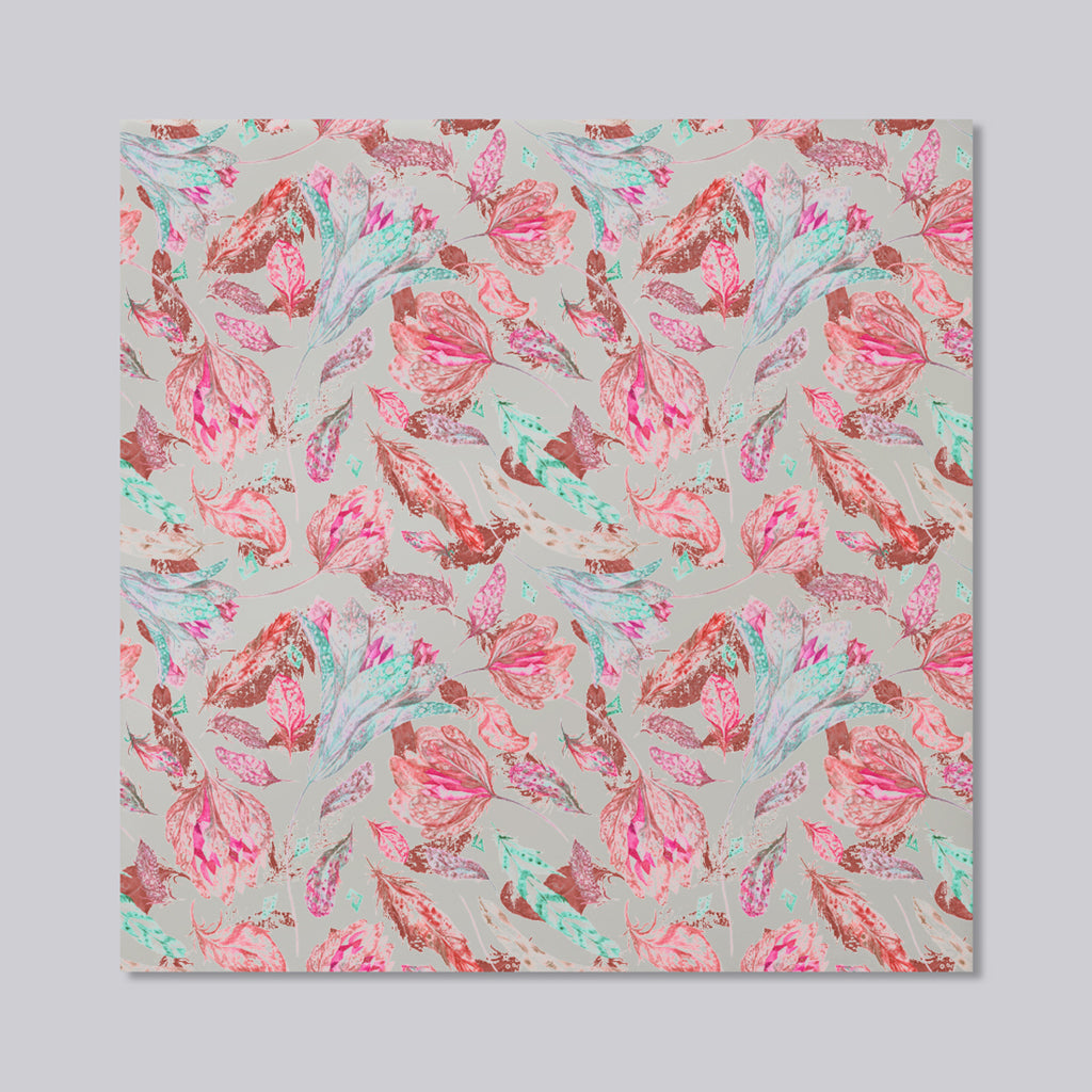 New Product Boho Chic Red Pattern (Mirror Art Print)  - Andrew Lee Home and Living