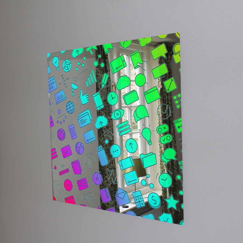 New Product icons Designer Mirror Art Print  - Andrew Lee Home and Living