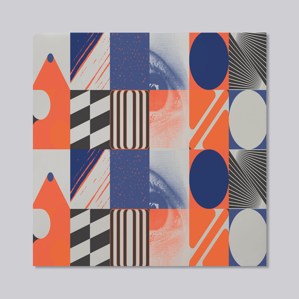 New Product Deconstructed postmodern inspired artwork Designer Mirror Art Print  - Andrew Lee Home and Living