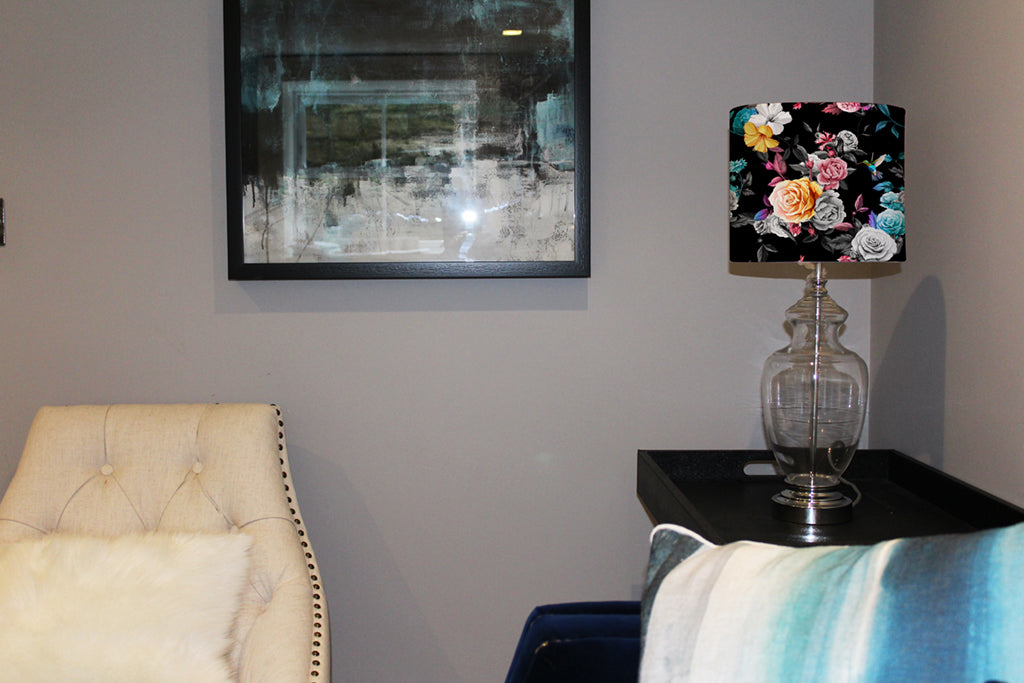 New Product Humming bird, roses, peony with leaves (Ceiling & Lamp Shade)  - Andrew Lee Home and Living