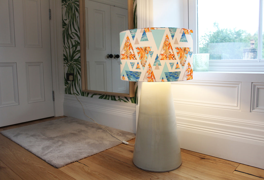 New Product Triangles with maple, oak leaves (Ceiling & Lamp Shade)  - Andrew Lee Home and Living