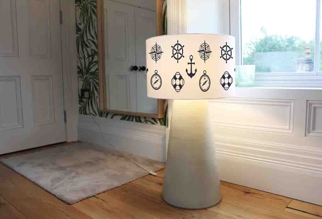 New Product Set of marine, maritime or nautical icons with an anchor (Ceiling & Lamp Shade)  - Andrew Lee Home and Living