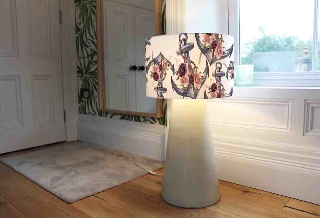 New Product Watercolor hand drawn nautical  marine  floral illustration (Ceiling & Lamp Shade)  - Andrew Lee Home and Living
