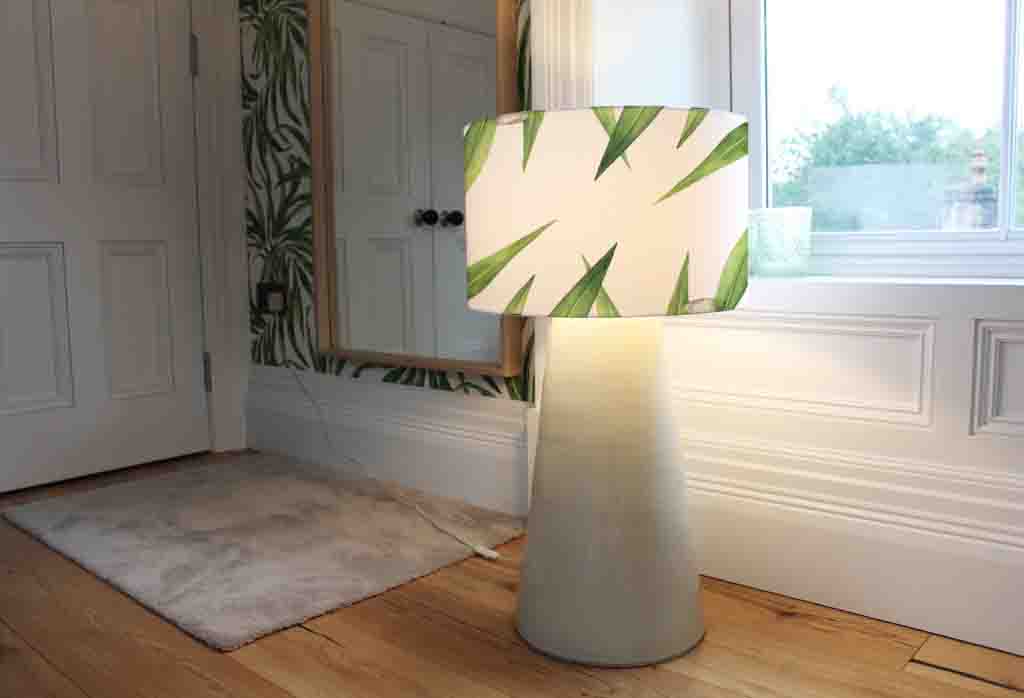 New Product Watercolor hand painted green floral Eucalyptus Leaves image  (Ceiling & Lamp Shade)  - Andrew Lee Home and Living