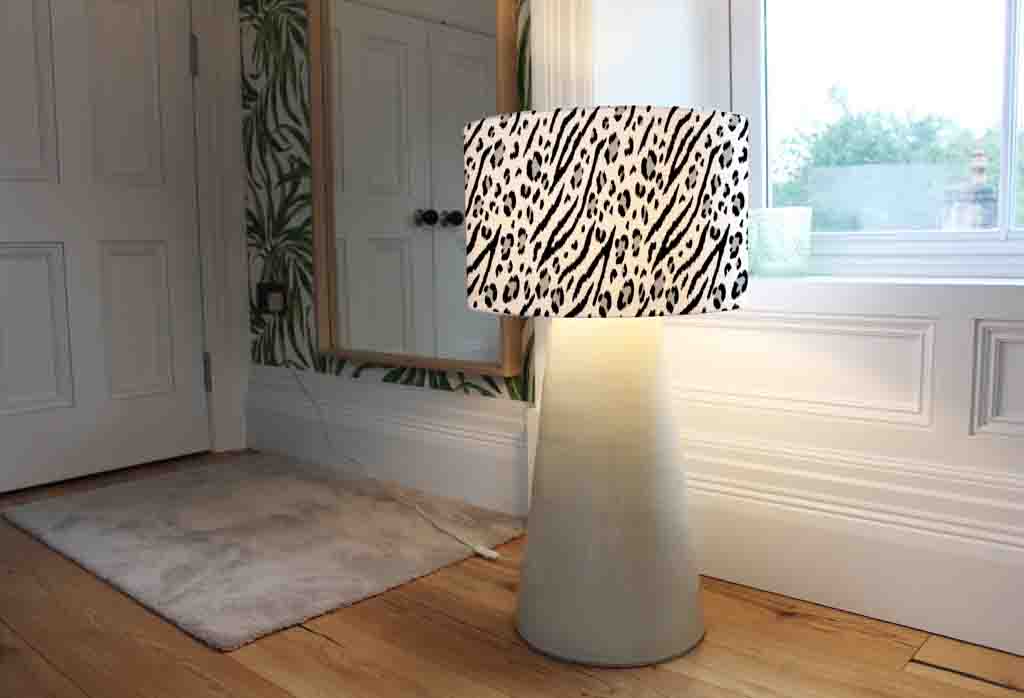 New Product Mixed Leopard and Zebra pattern (Ceiling & Lamp Shade)  - Andrew Lee Home and Living