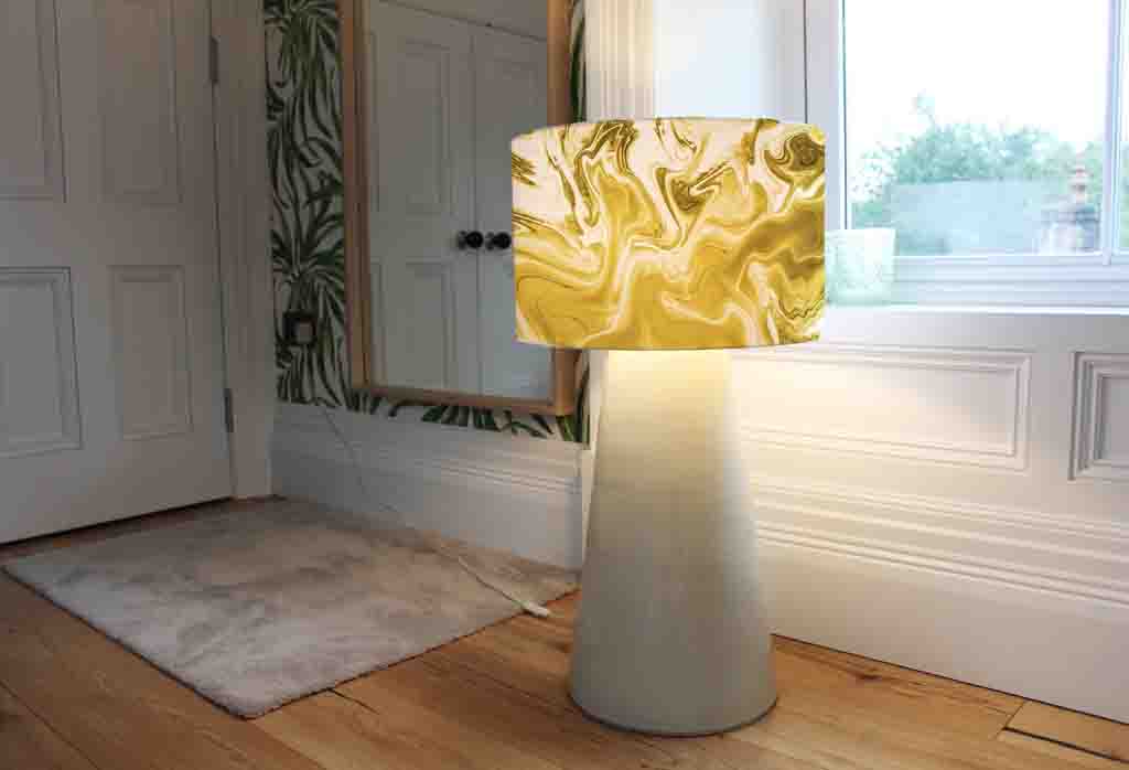 New Product Swirling Gold Gloss (Ceiling & Lamp Shade)  - Andrew Lee Home and Living