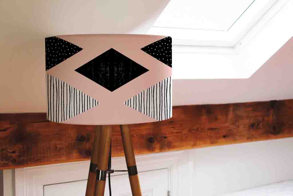 New Product Twin Geometric Shapes  (Ceiling & Lamp Shade)  - Andrew Lee Home and Living