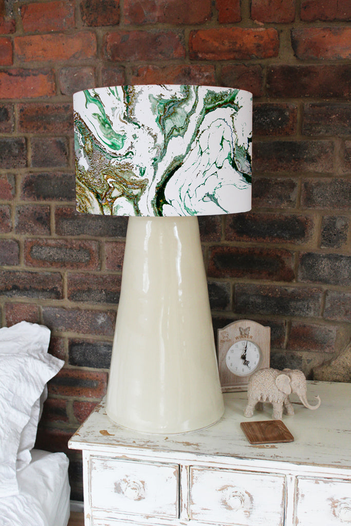 New Product Golden and dark blue mixed Marble texture (Ceiling & Lamp Shade)  - Andrew Lee Home and Living