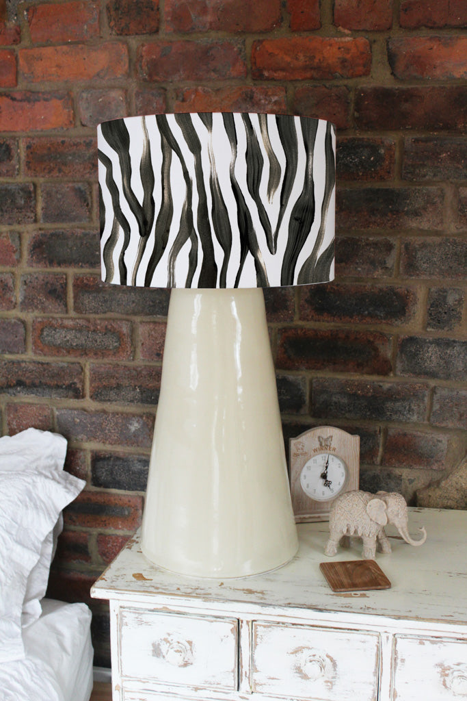 New Product Painted Zebra Print black and white (Ceiling & Lamp Shade)  - Andrew Lee Home and Living