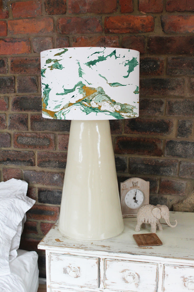 New Product Golden and Dark Green Marble texture (Ceiling & Lamp Shade)  - Andrew Lee Home and Living