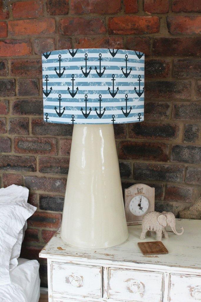 anchor on stripes (Ceiling & Lamp Shade) - Andrew Lee Home and Living